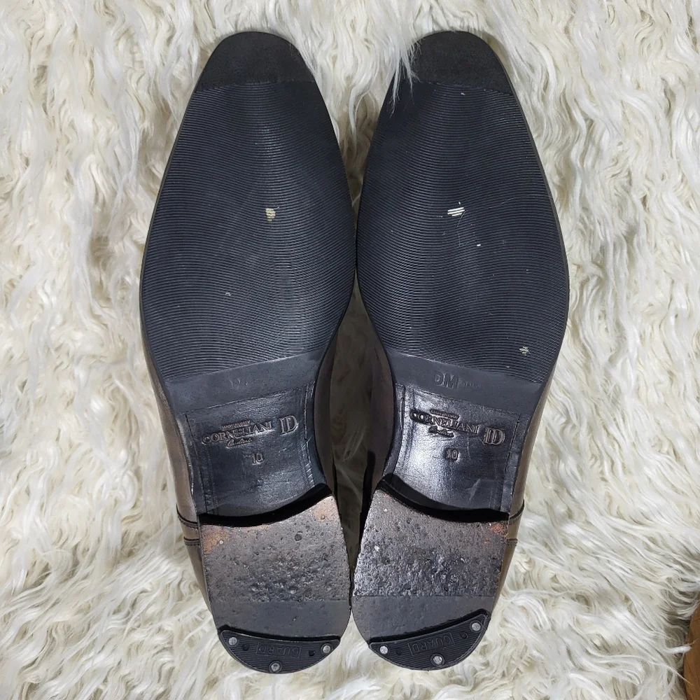 Corneliani Leather Oxford Men's Shoes Size 10